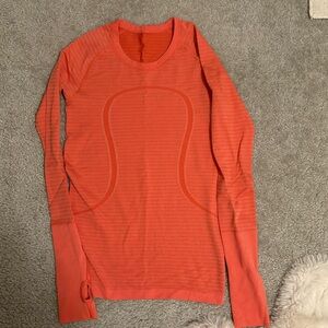 Lululemon Women's Coral Long Sleeve Top
